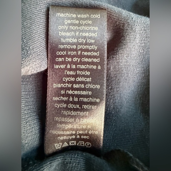 EUC John Varvatos USA Textured Slub Knit V-Neck Long Sleeve Shirt Black L - Picture 9 of 9